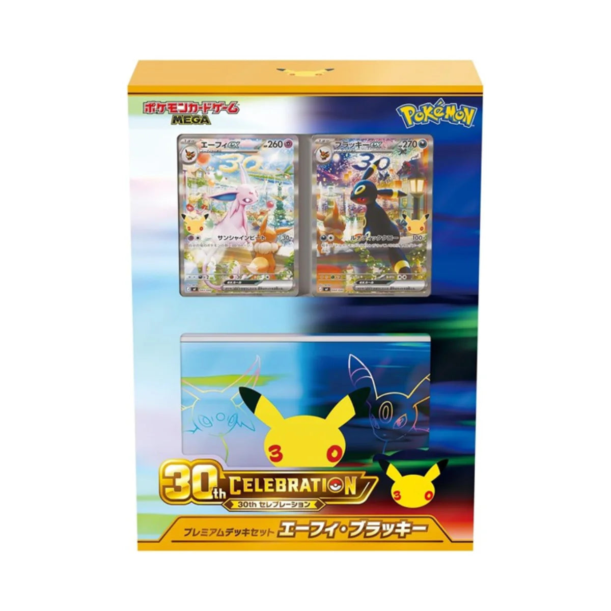 Pokémon - 30th Celebration Premium Deck Set Espeon ex & Umbreon ex (Japansk)