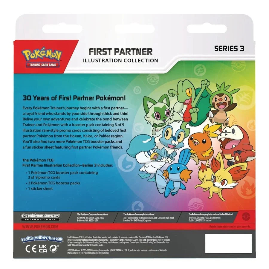 Pokémon TCG First Partner Series 3 – samlekort og produkter