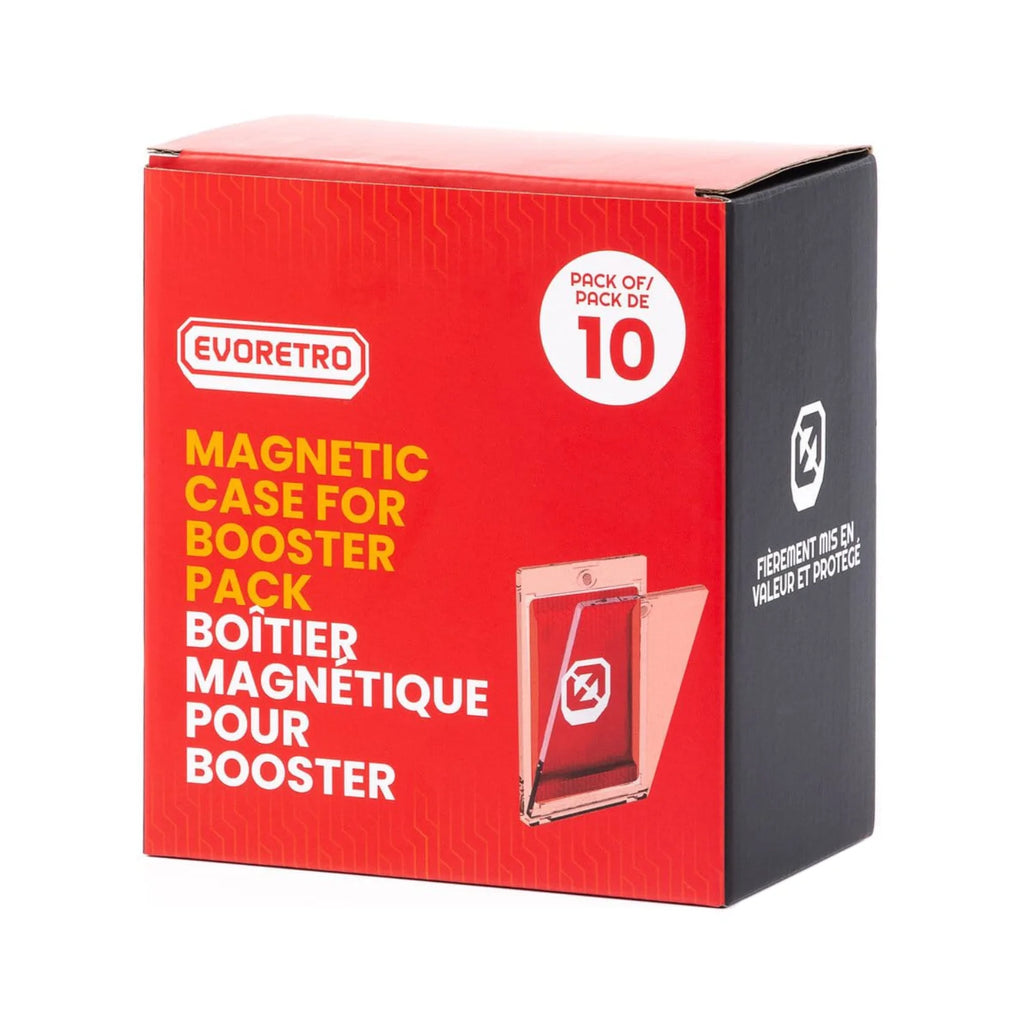 Evoretro - Acrylic Magnetic Case 10-Pack til Booster Packs