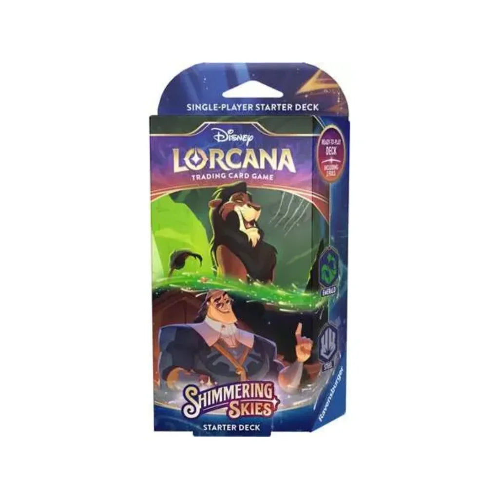 Disney Lorcana - Shimmering Skies Emerald & Steel Starter Deck