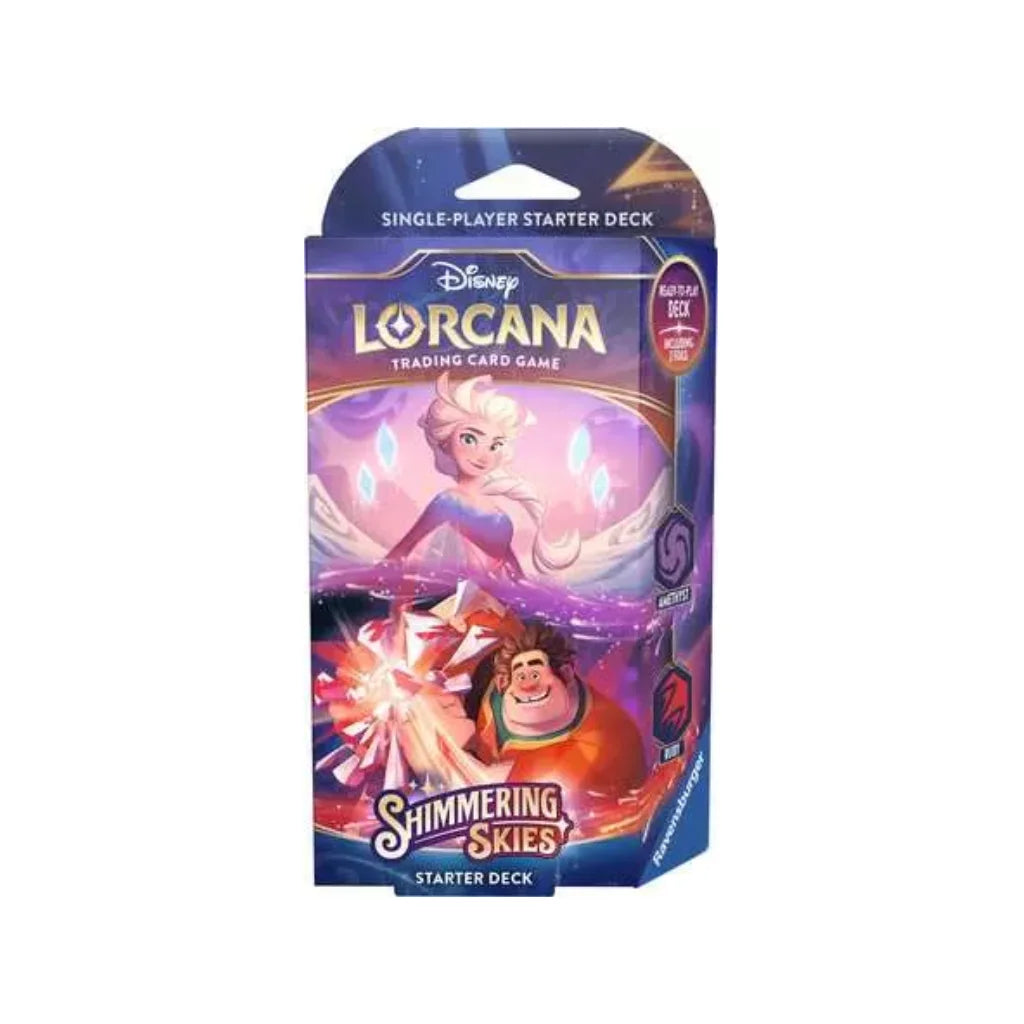 Disney Lorcana - Shimmering Skies Amethyst & Ruby Starter Deck