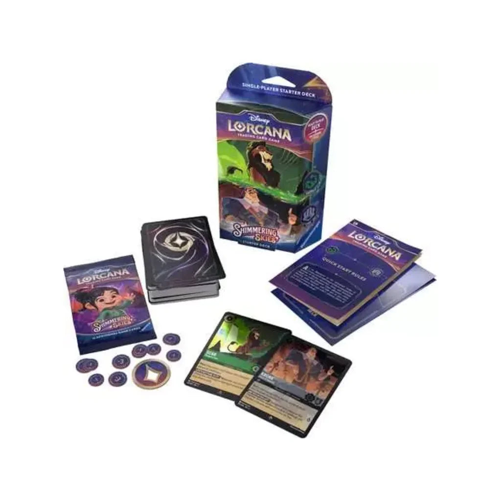 Disney Lorcana - Shimmering Skies Emerald & Steel Starter Deck