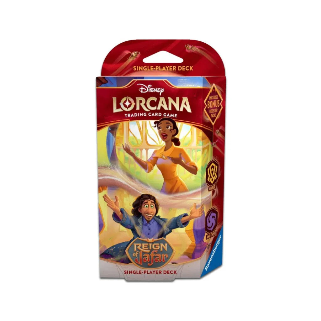 Disney Lorcana - Reign of Jafar Amber & Amethyst Starter Deck
