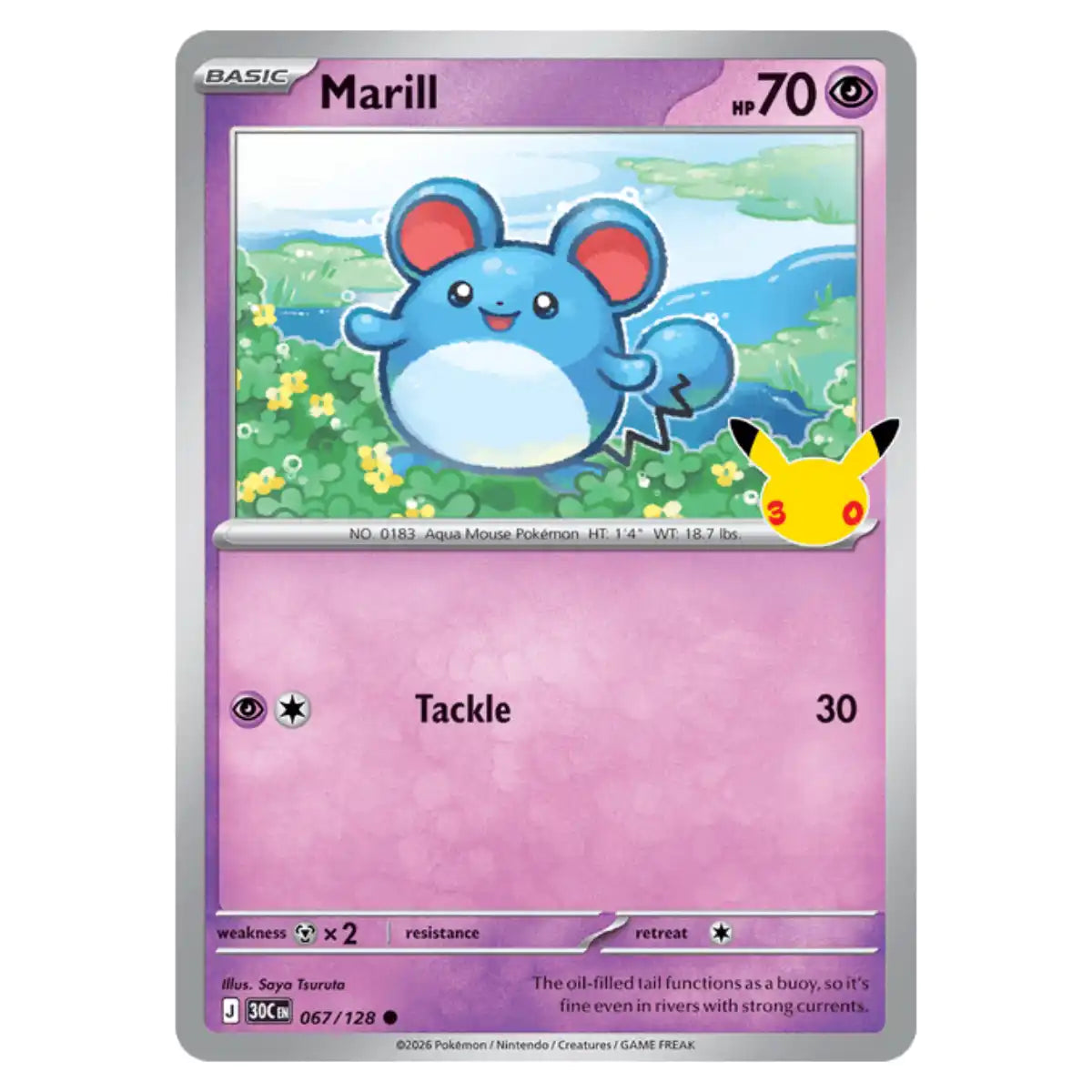 Pokémon - Marill (067/128)