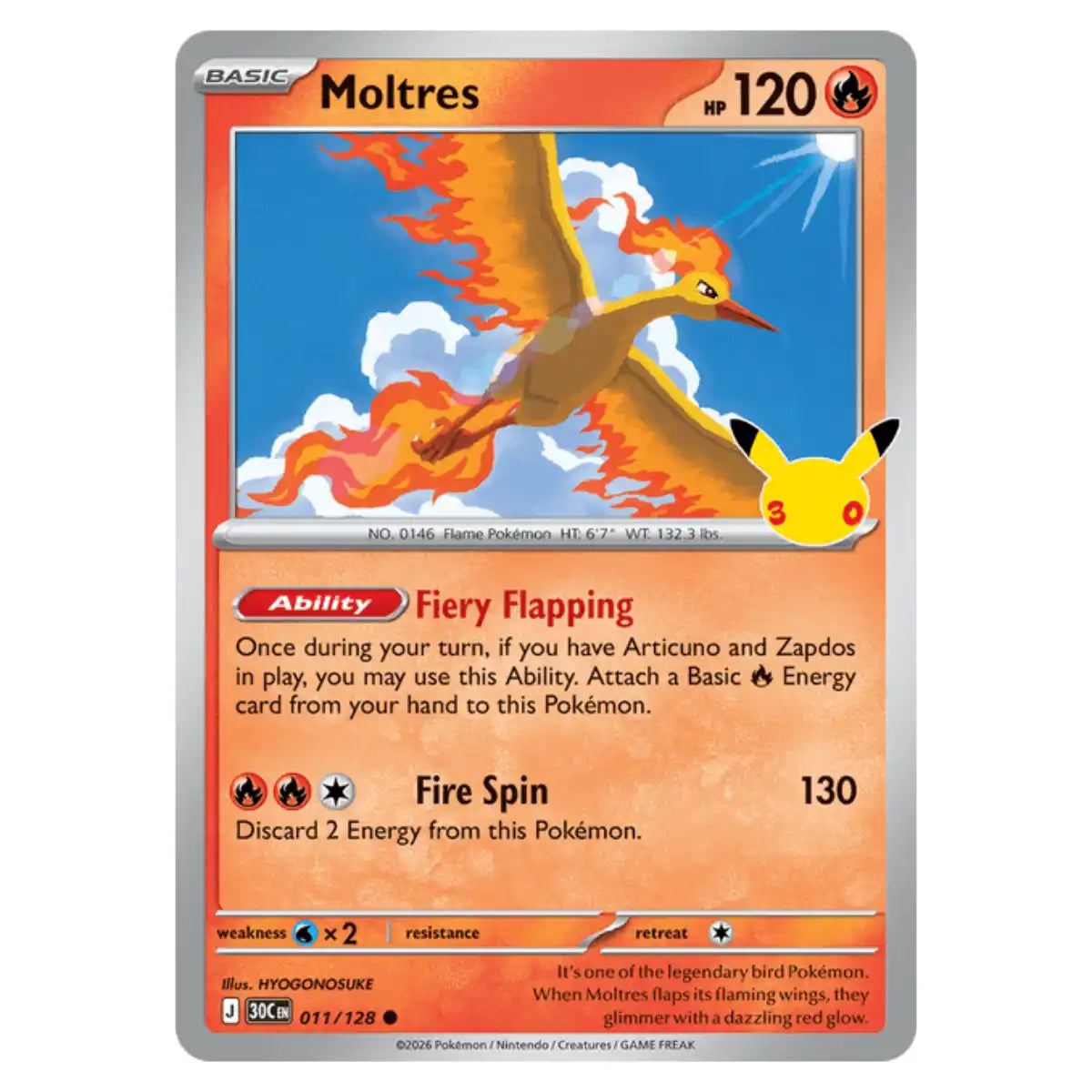 Pokémon - Moltres (011/128)