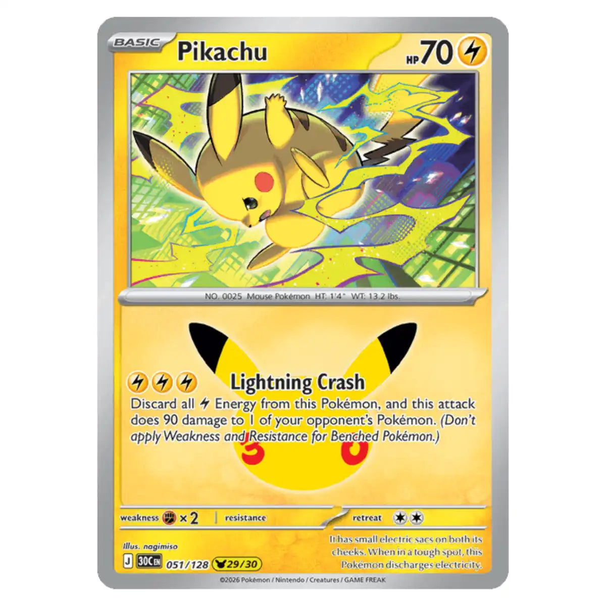 Pokémon - Pikachu #29 (051/128)