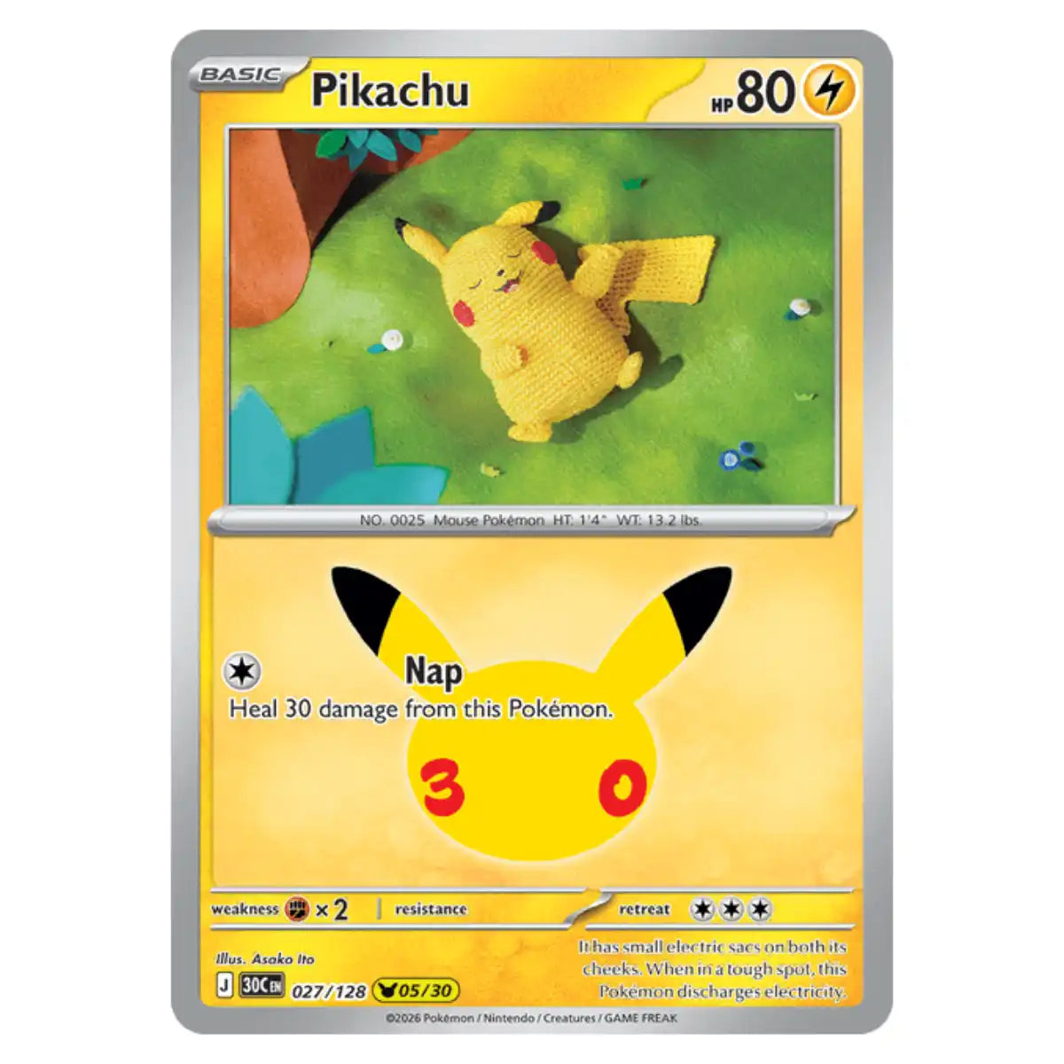 Pokémon - Pikachu #5 (027/128)