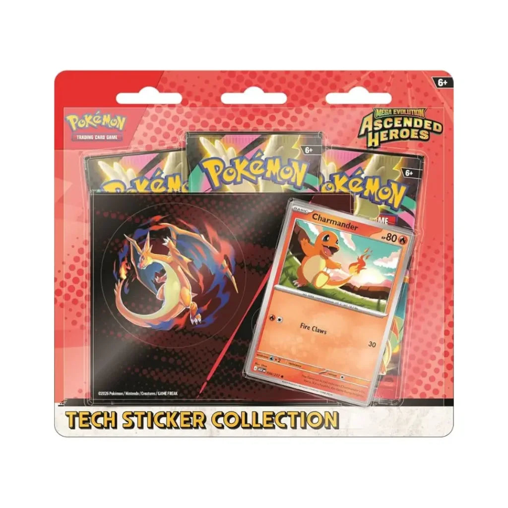 Pokémon - Ascended Heroes Tech Sticker Collection Charmander