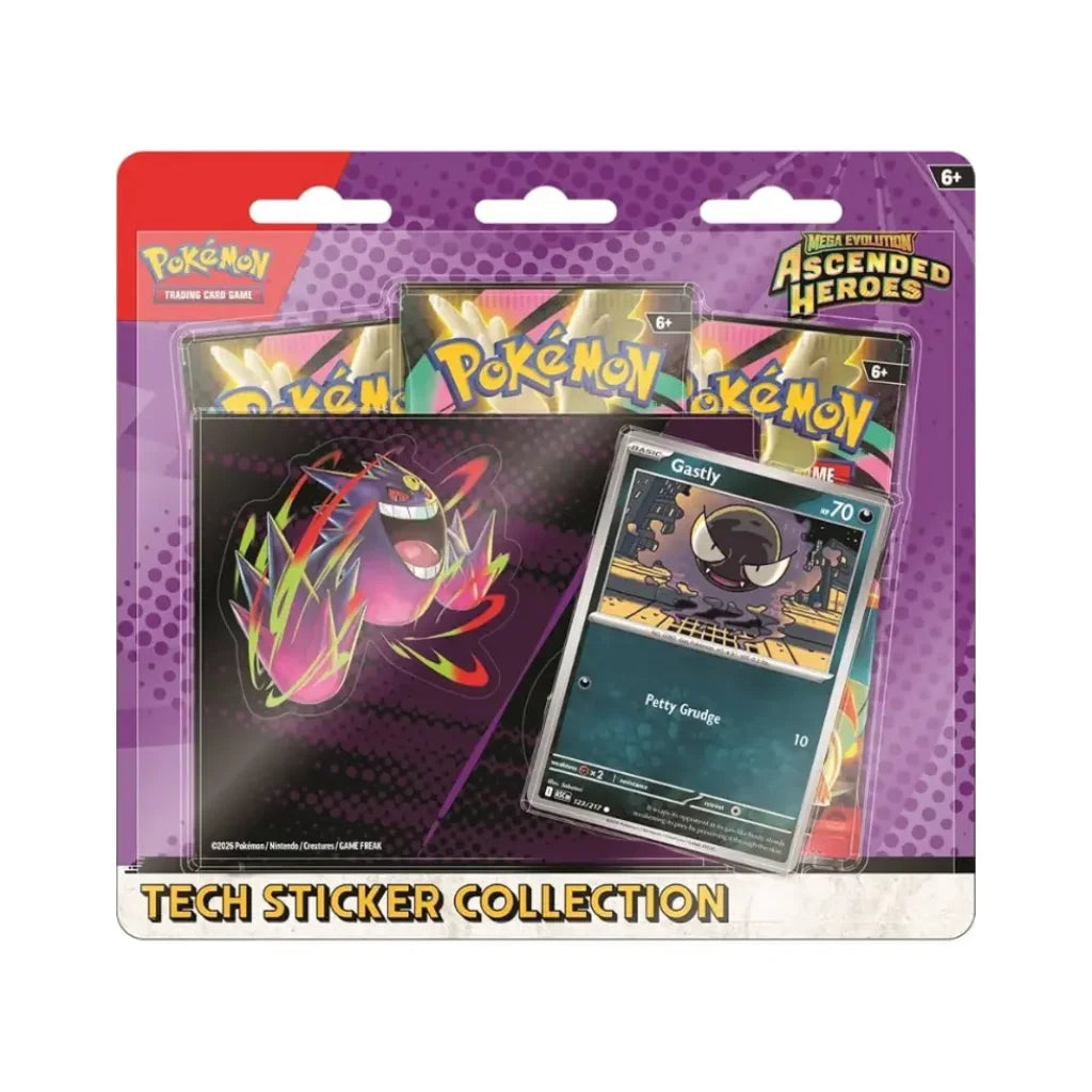 Pokémon - Ascended Heroes Tech Sticker Collection Gastly