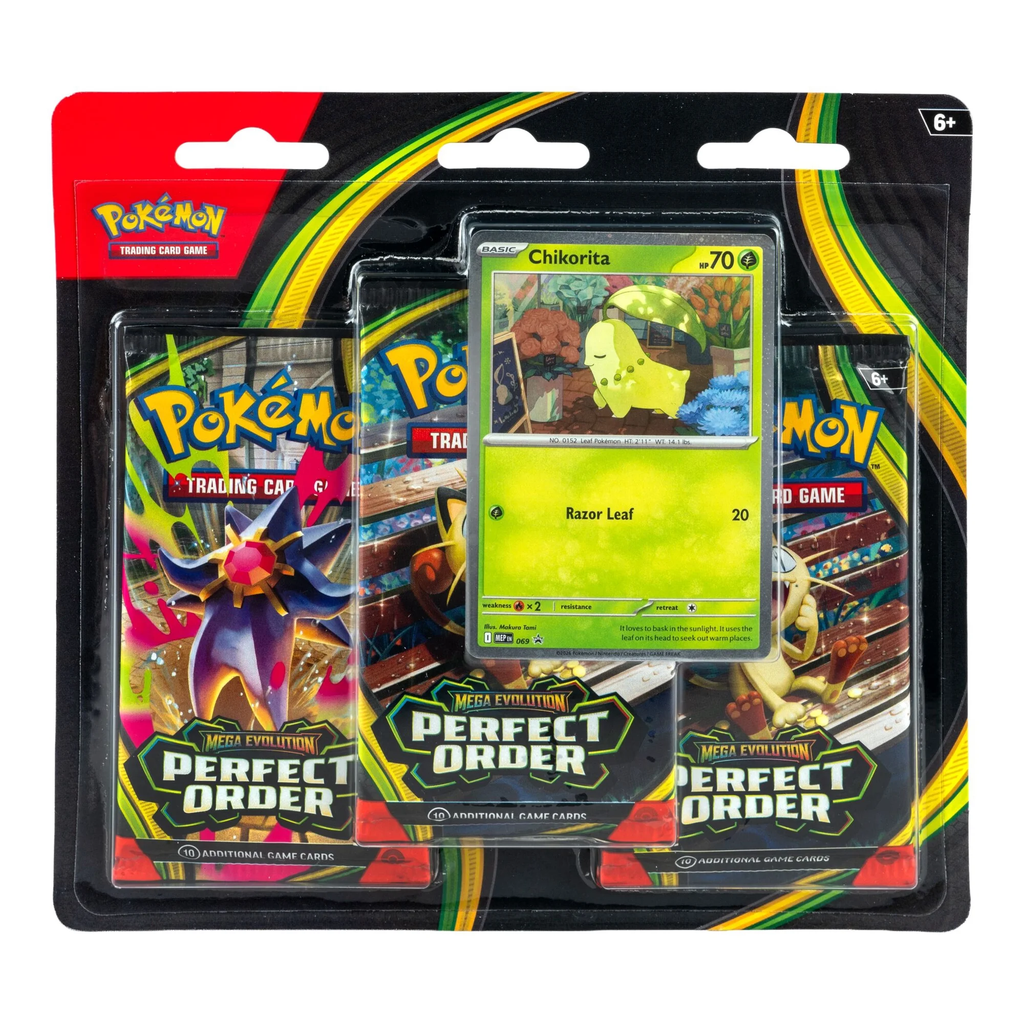 Pokémon Mega Evolution ME03 Perfect Order - Blister 3-Pack
