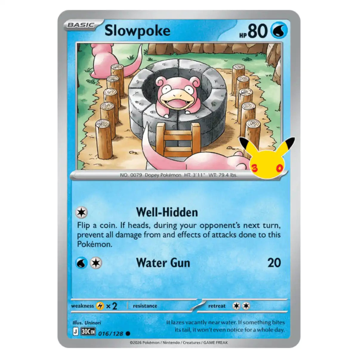 Pokémon - Slowpoke (016/128)