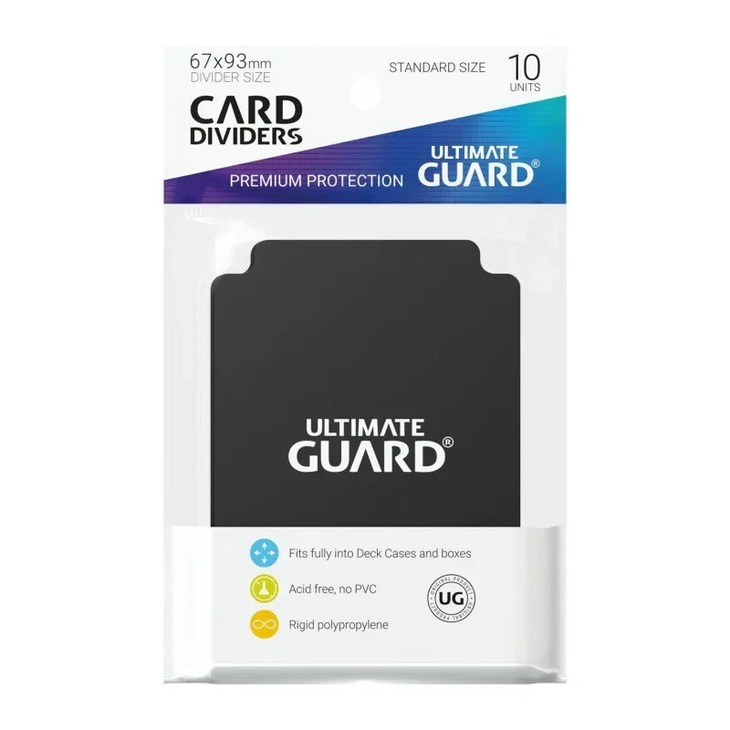 Ultimate Guard - Card Dividers (10 stk.) Sort