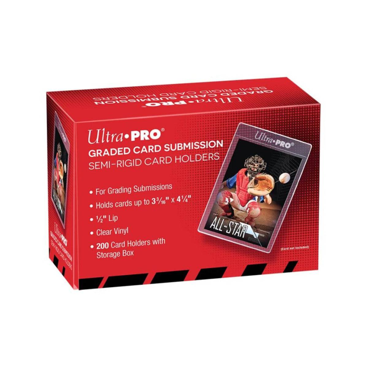 Ultra Pro - Semi-Rigid 1/2" Lip Tall Card Holders