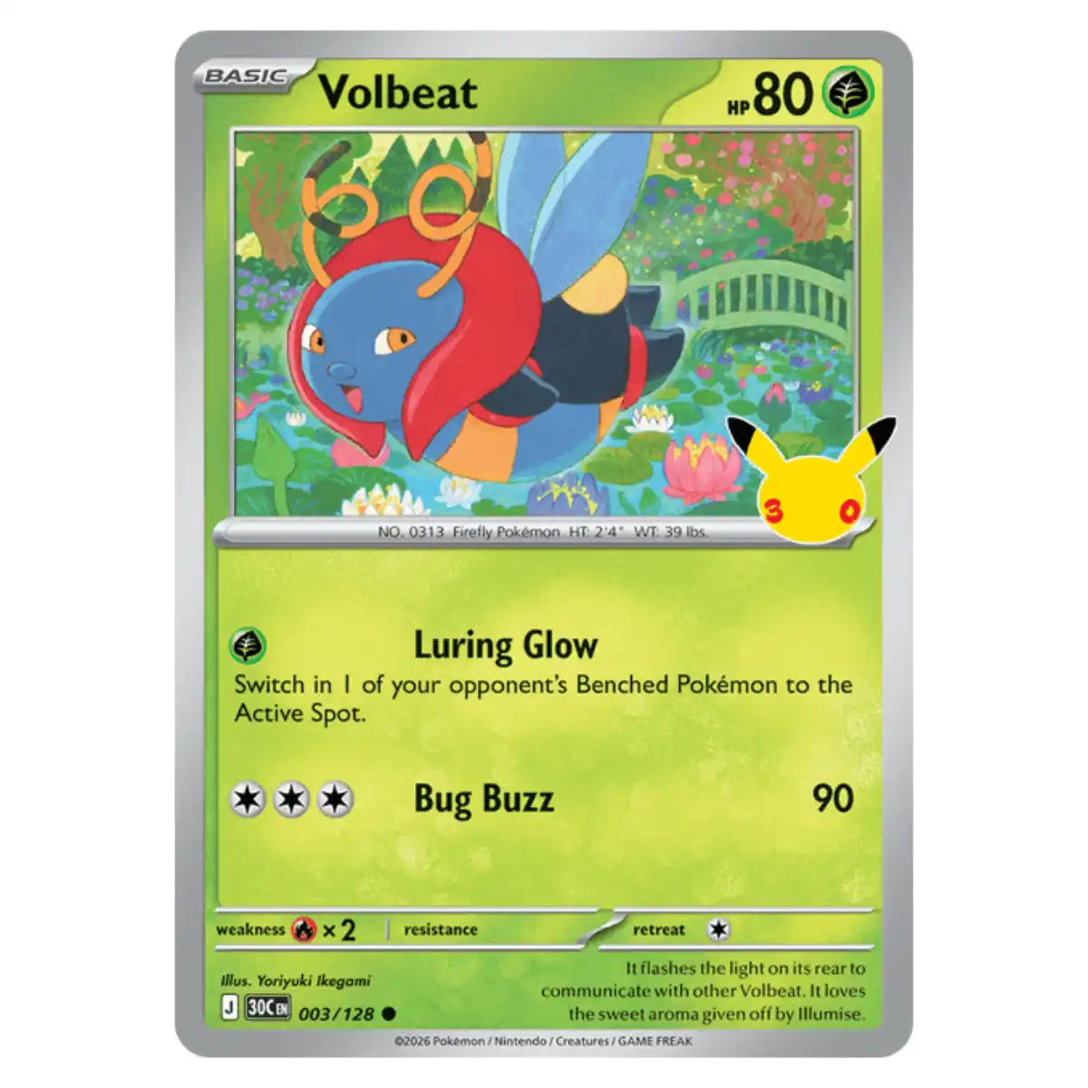 Pokémon - Volbeat (003/128)