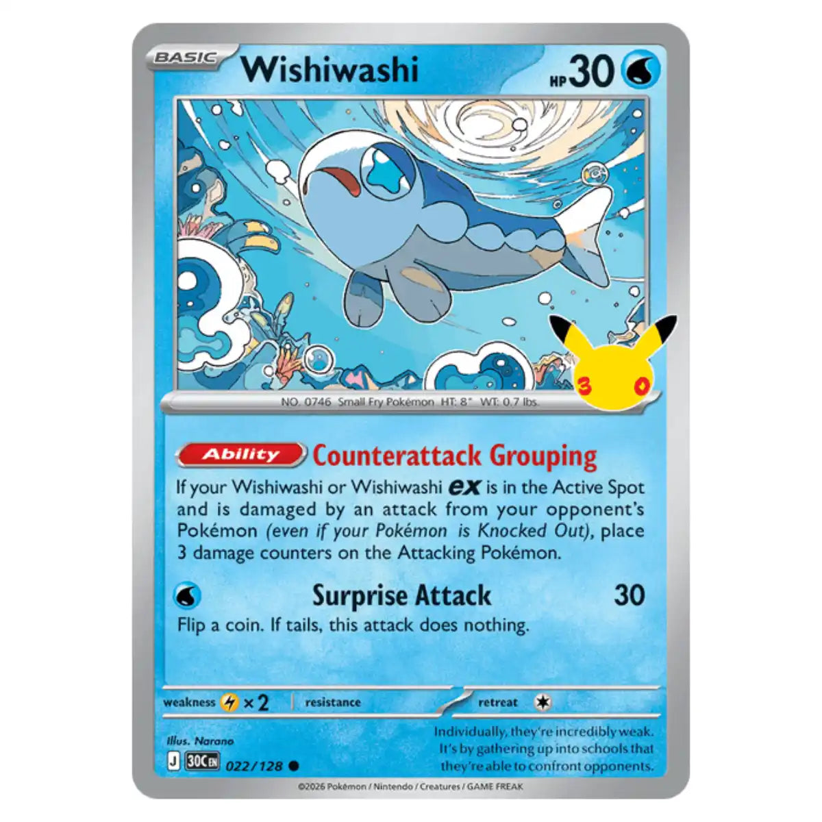 Pokémon - Wishiwashi (022/128)